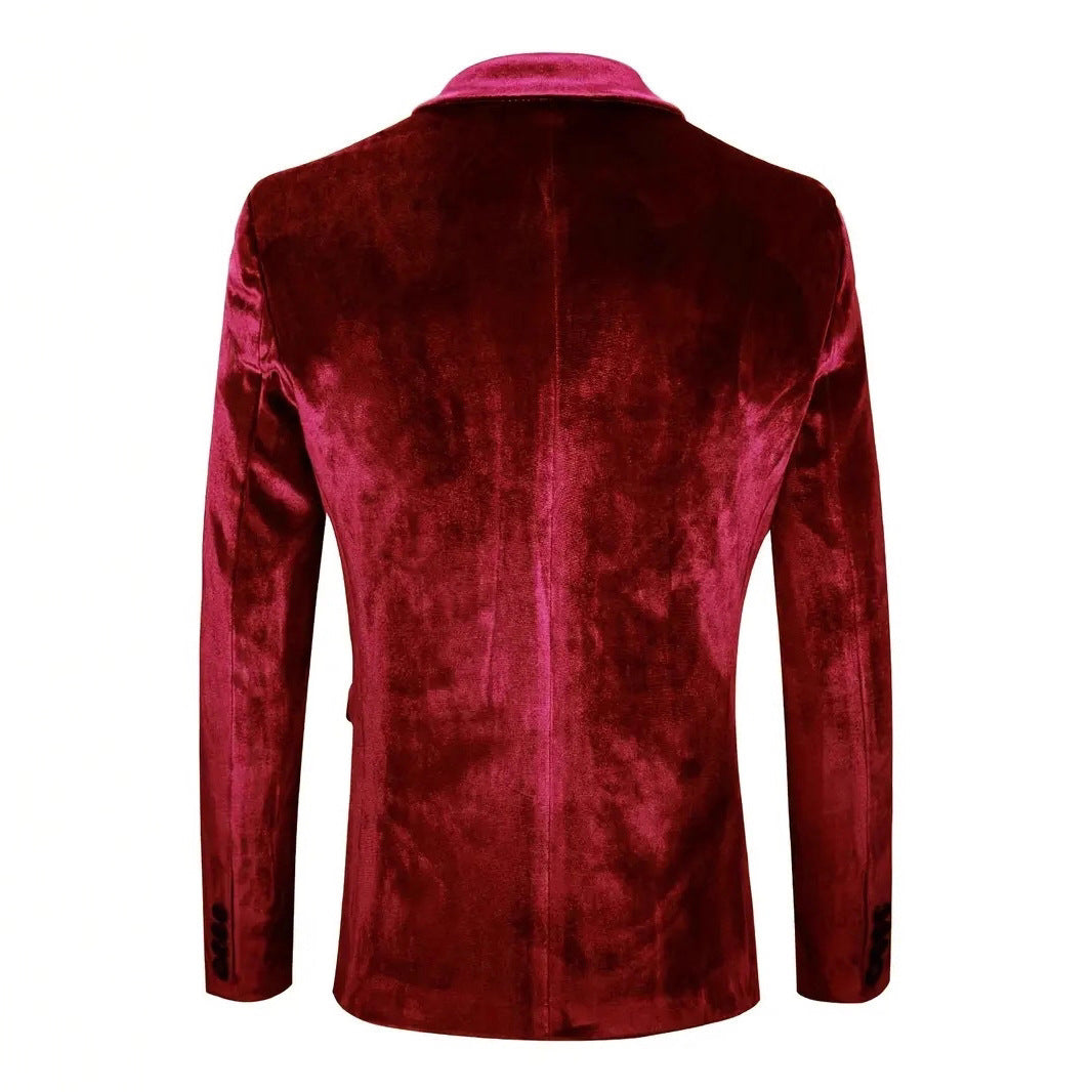 Elegant velvet jacket for men with modern fit Lune London