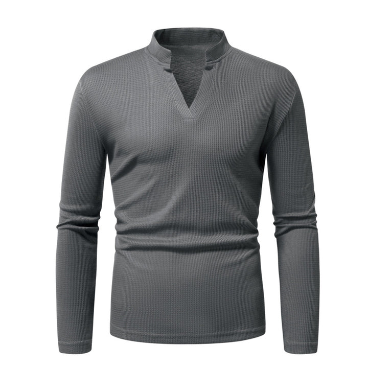 Men's long sleeve shirt with textured surface Lune London