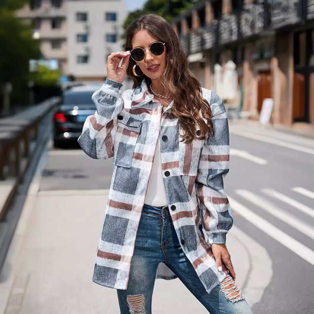 Lune London Check Flannel Shirt for Women