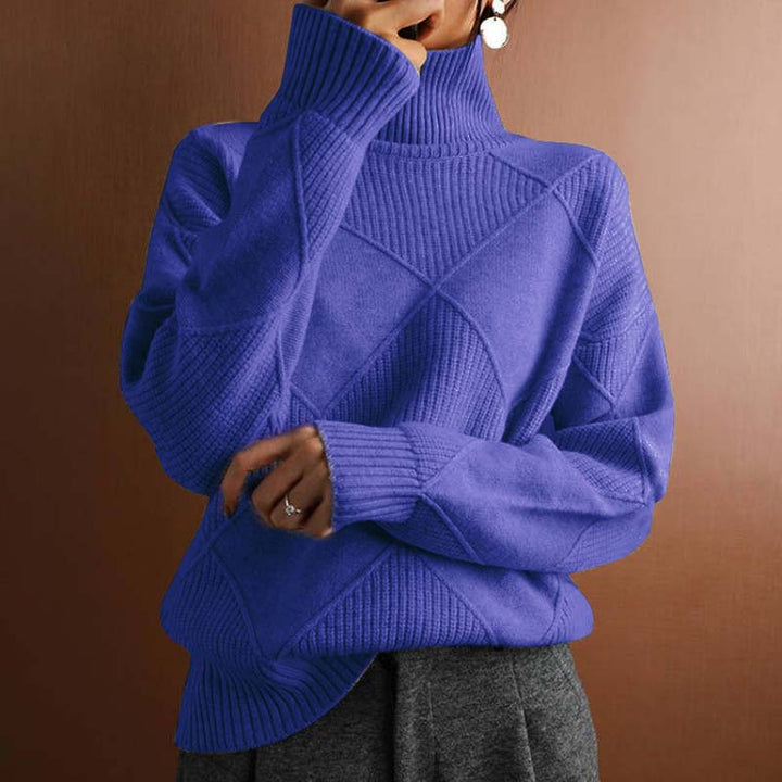 Lune London | Solid Color Classic Knit Sweater for Women