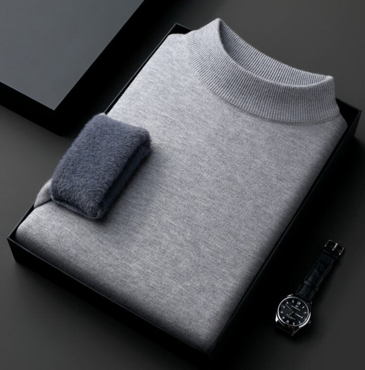 Warm turtleneck pullover for ladies made of high-quality cotton Lune London