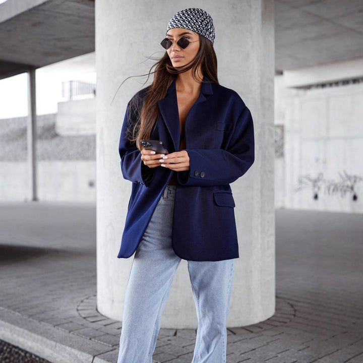 Oversized women's jacket with relaxed fit from Lune London