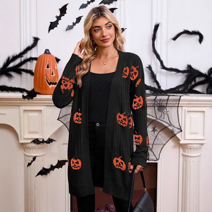 Cardigan femme avec motif fantôme Chic & Stil