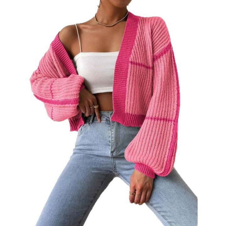 Ladies Large knitted cardigan with voluminous sleeves Lune London