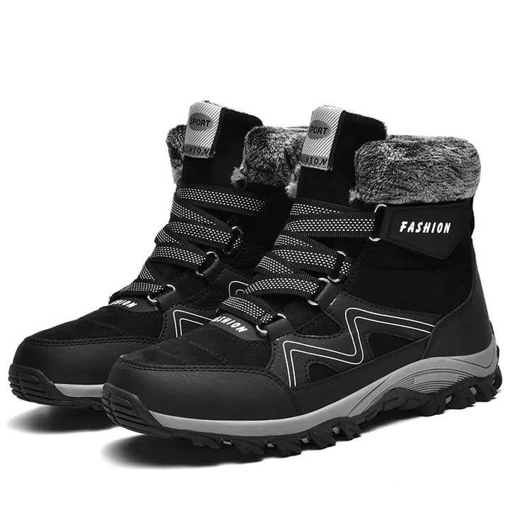 Women's winter boots with insulating lining and anti-slip sole construction Lune London