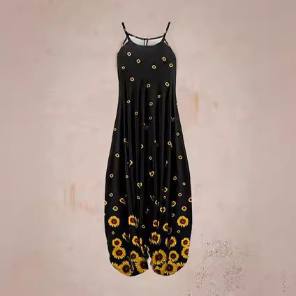 Women's jumpsuit with chic astrological print and style