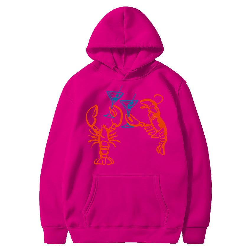 Sweat à capuche pour femmes avec motif de homard turbulente Chic & Stil