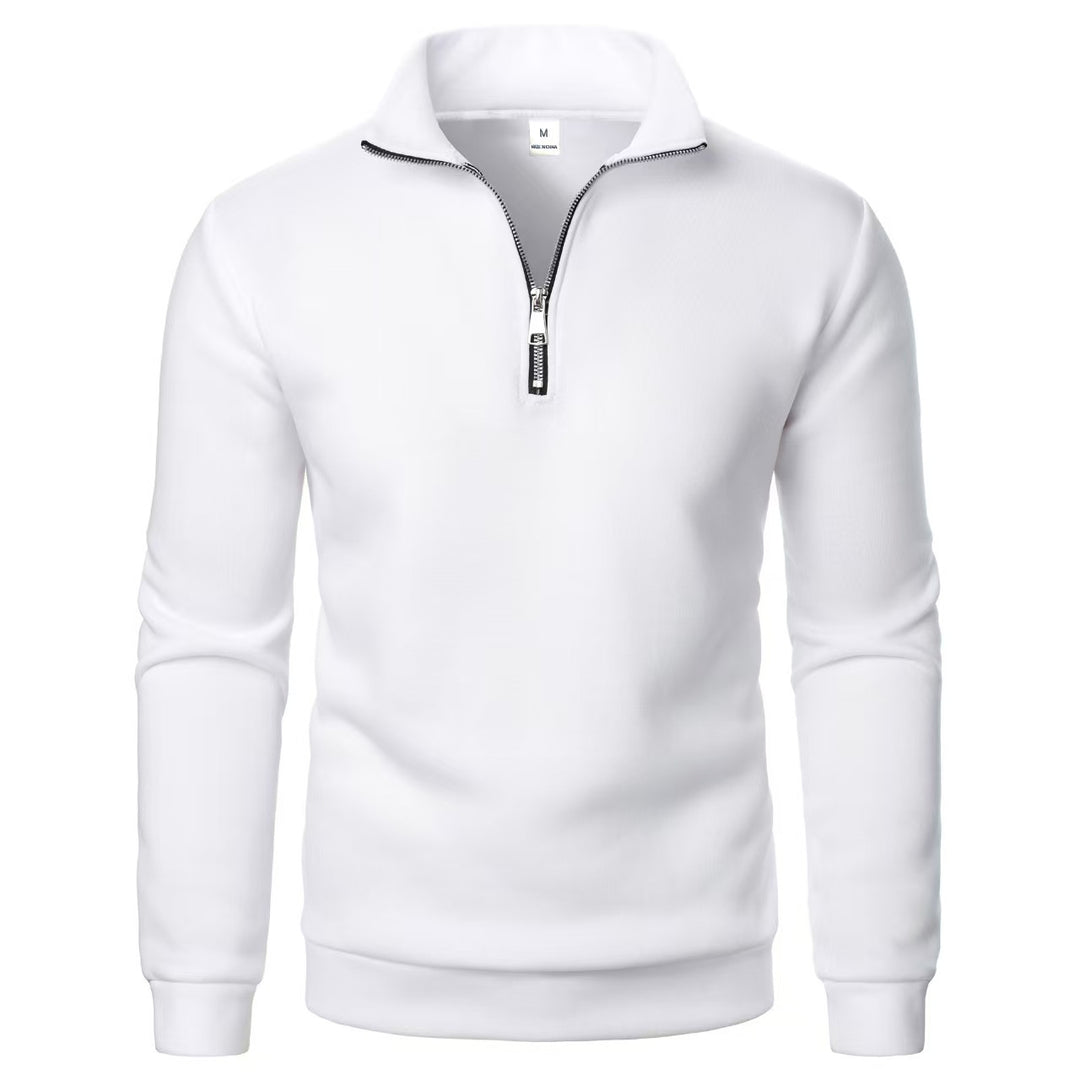 Men's sweatshirt with zipper and modern stand-up collar Chic & Stil