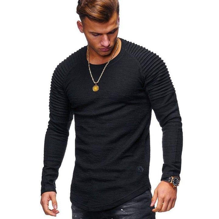 Men's long-sleeve t-shirt with structured design Lune London