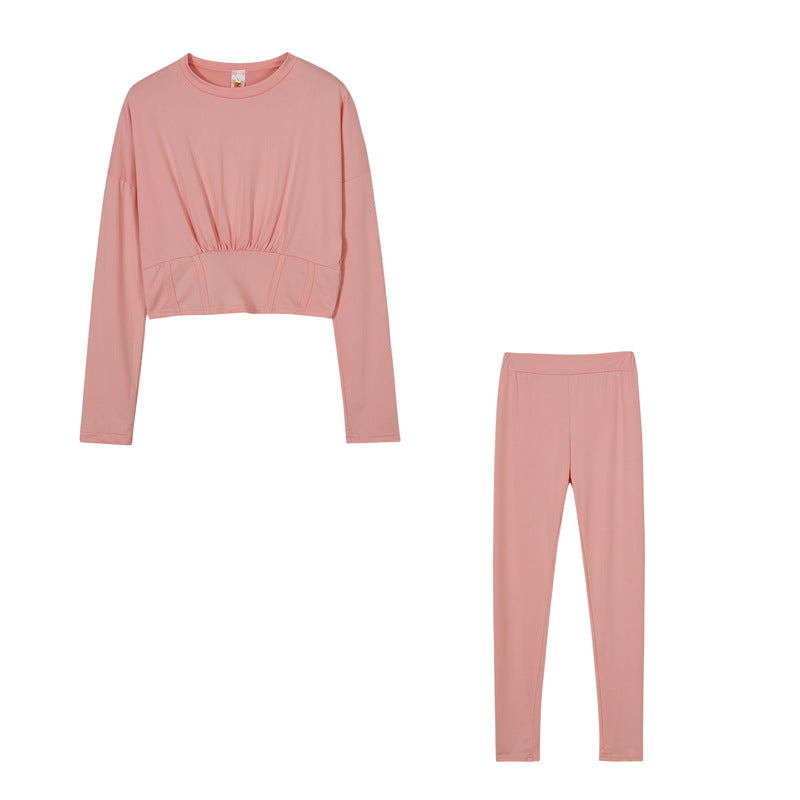 Women’s sports set with long sleeve top and leggings Lune London
