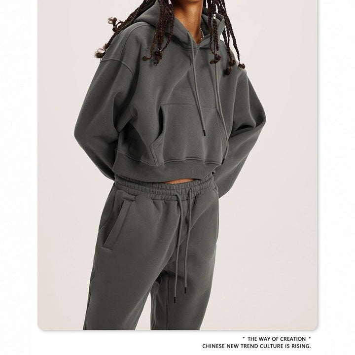 Lune London short hoodie set and jogger pants for women