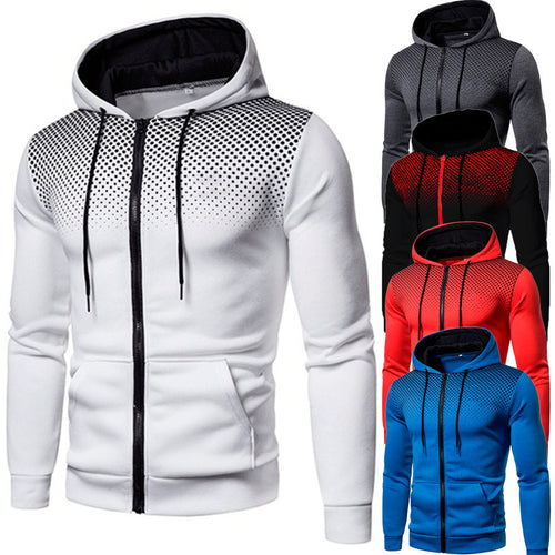 Sports hoodie for men with a stylish zipper and breathable material Lune London