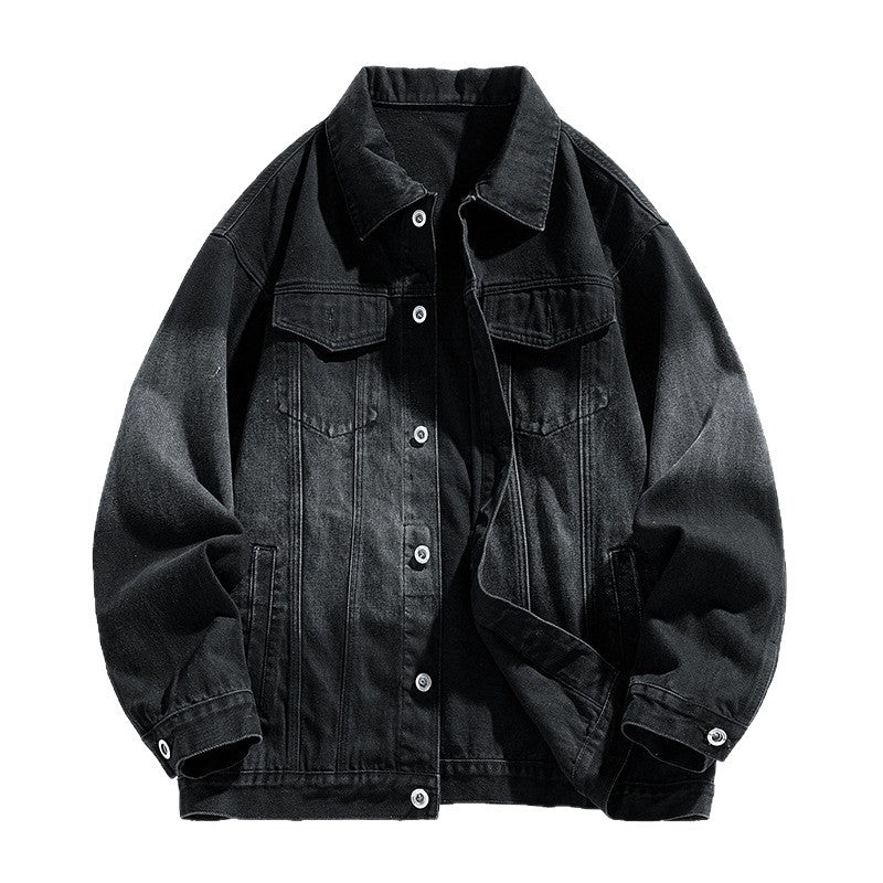 Trendy denim jacket for men with a relaxed fit and practical pockets Lune London