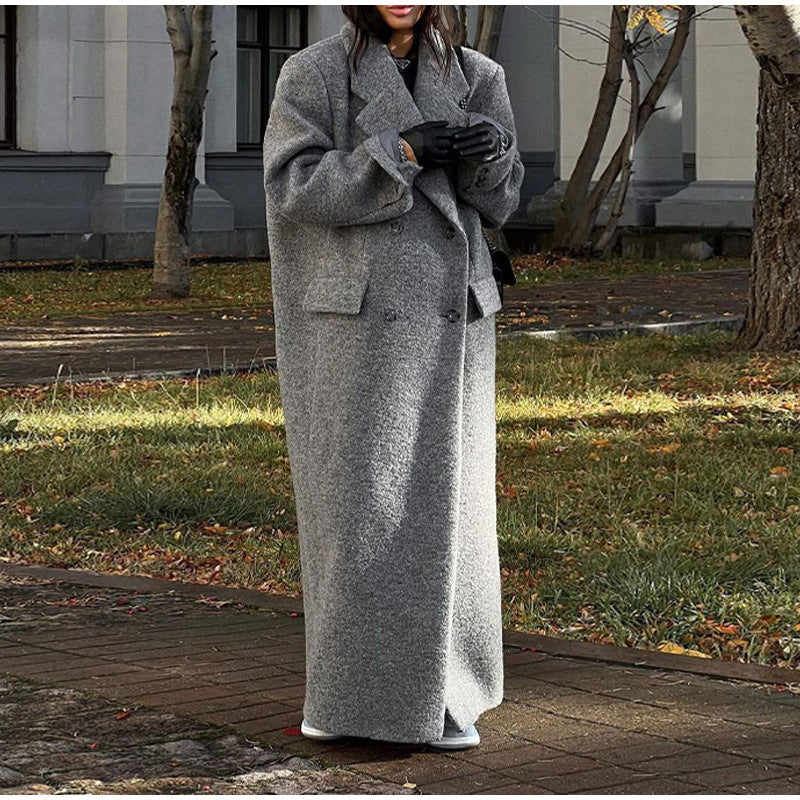 Oversized wool coat for women Lune London