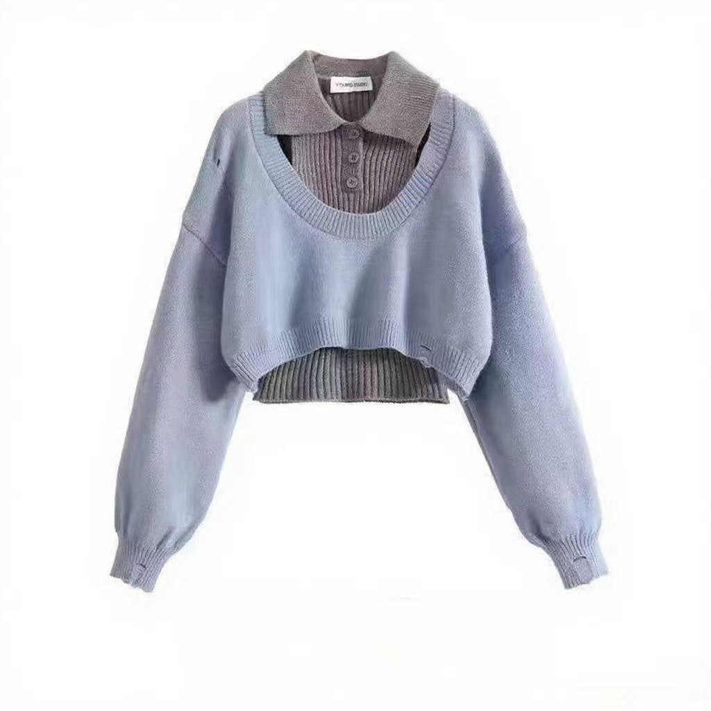 Pull court à la mode pour femmes avec un design unique Chic & Stil