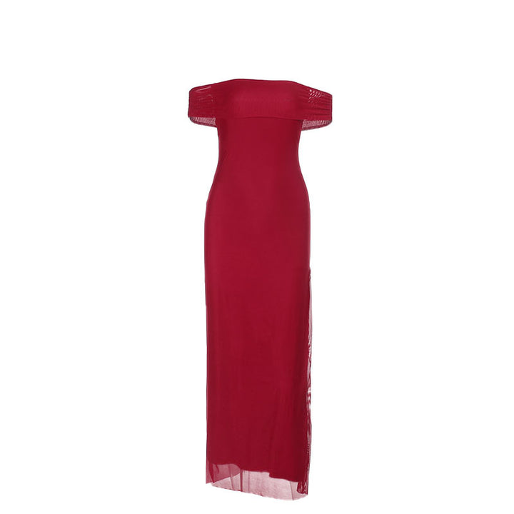 Maxi Dress Ruffles Off-Shoulder Lune London for Women