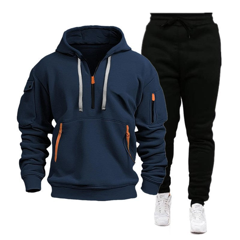 Women's hoodie with functional zip pockets and athletic fit Chic & Stil