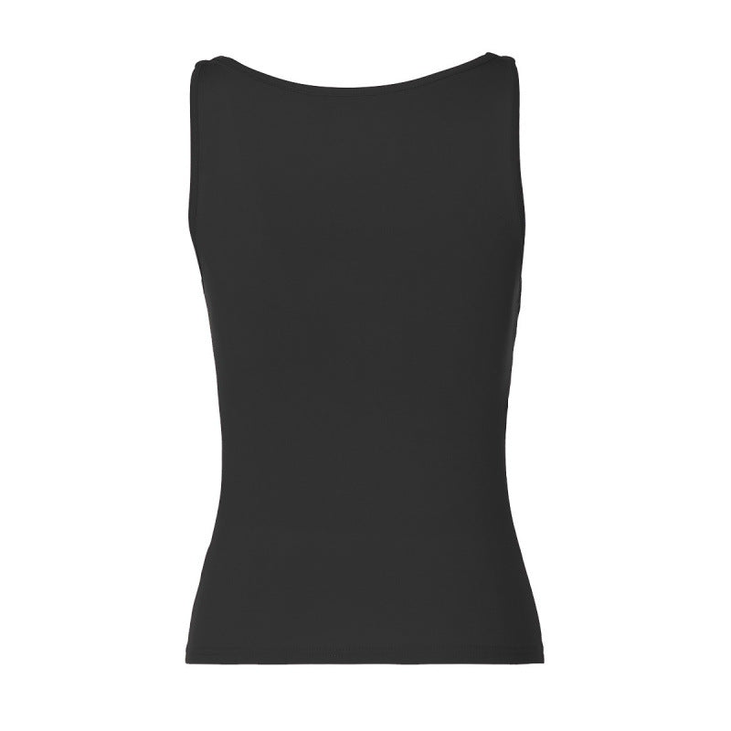 Chic and Style draped front sleeveless top for women