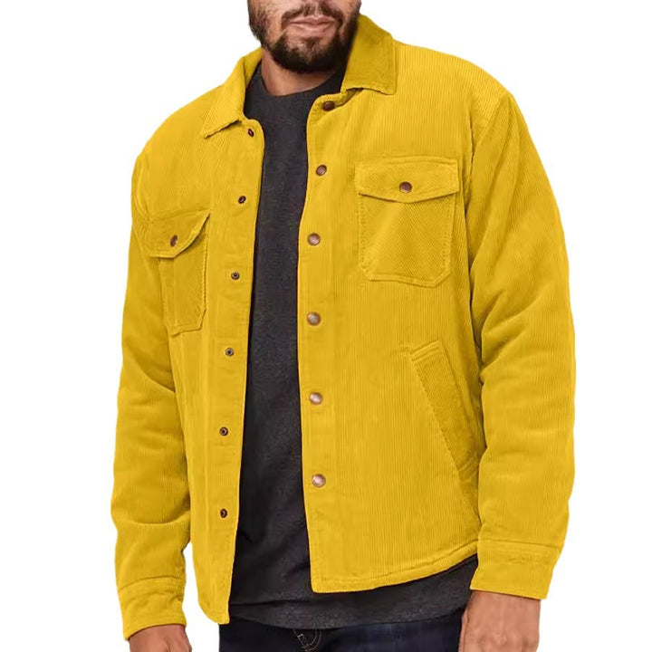 Men's corduroy jacket with practical pockets and elegant design Lune London