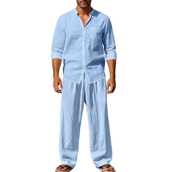 Men's casual leisure set with a loose fit and pleasant cotton texture Chic and style