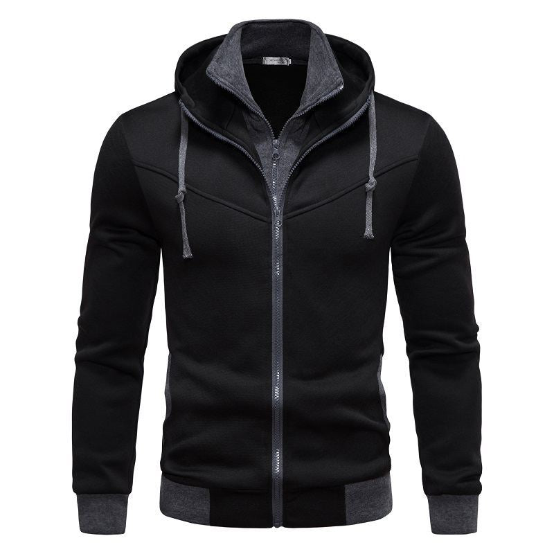 Men's sports hoodie with a modern cut and practical zip pockets Lune London