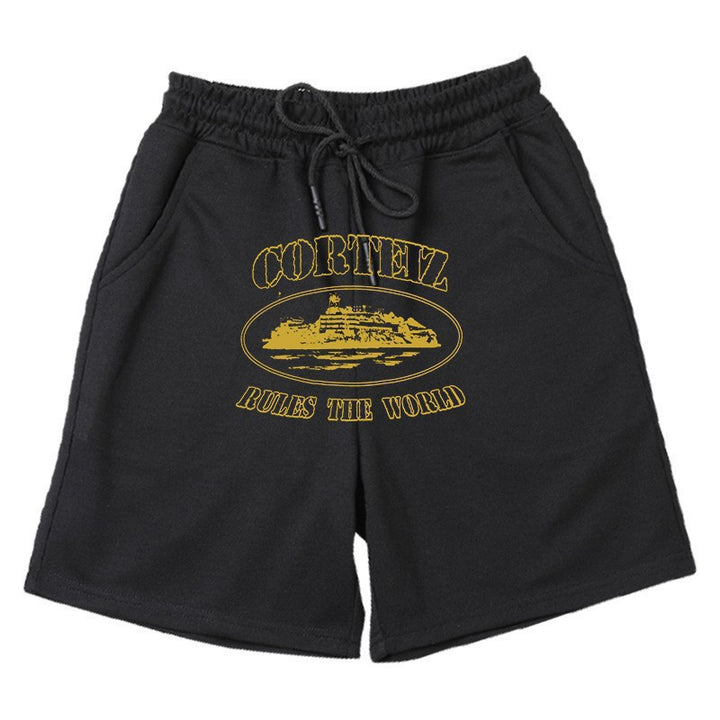 Women's comfortable sweat shorts with elastic waistband and side pockets Chic & Stil