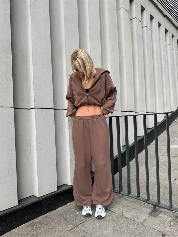 Ladies casual and stylish hoodie sweatshirt set Lune London