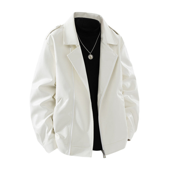 Trendy faux leather jacket for women Lune London