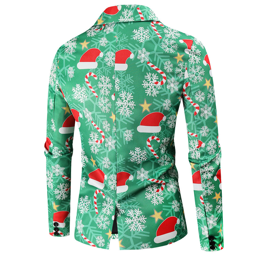 Party blazer for men with Christmas pattern and modern cut Lune London