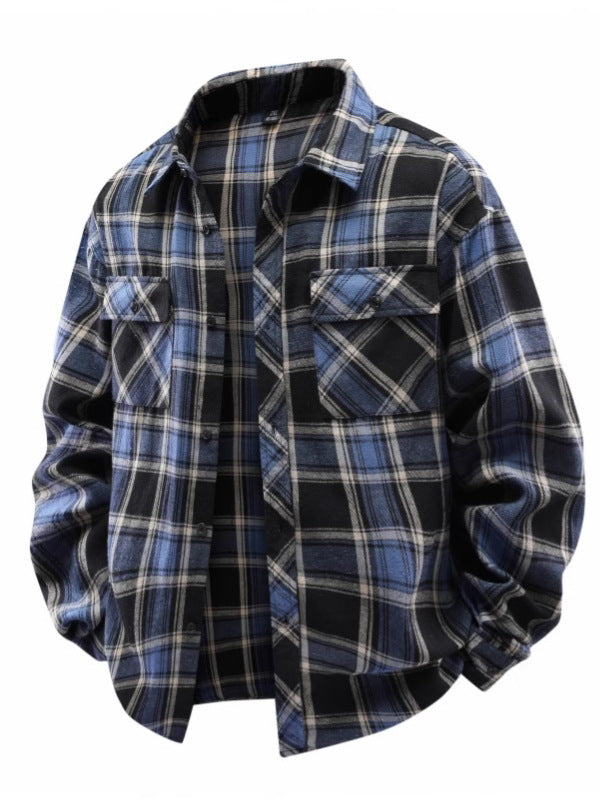 Checked shirts for women with double breast pockets Lune London