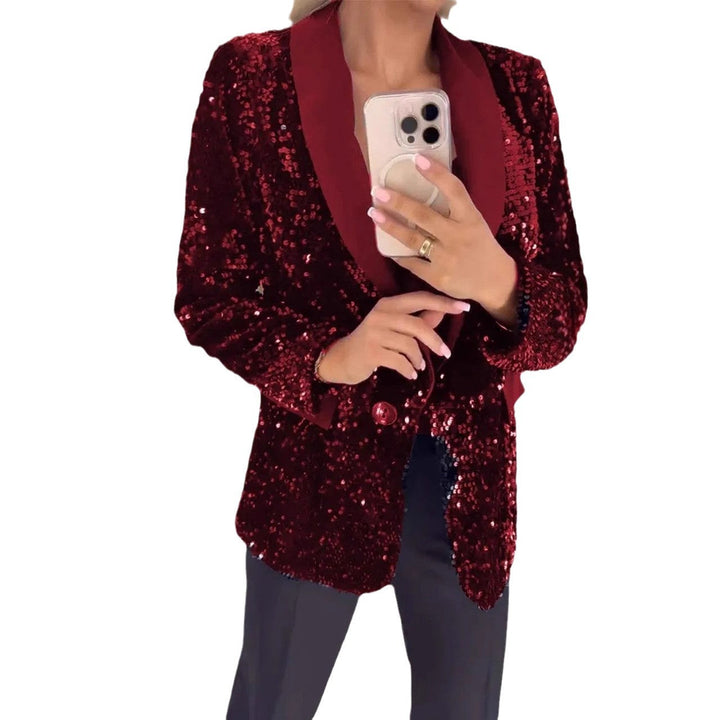 Women's Glittering Blazer Lune London