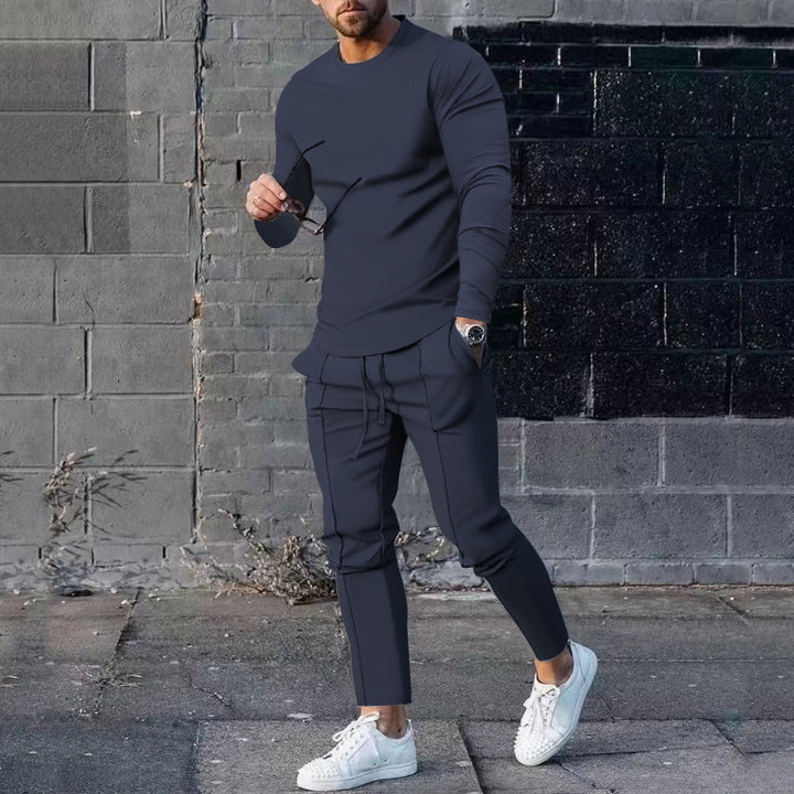 Men's stylish and chic sports top and jogging pants