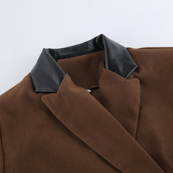 Mini dress for women with blazer design and contrasting accents Lune London