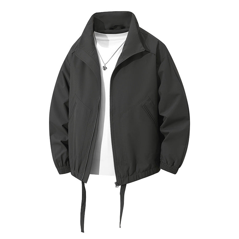 Casual windbreaker jacket for men with elastic cuffs and practical pockets Lune London