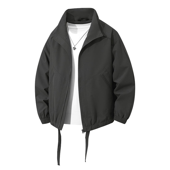Casual windbreaker jacket for men with elastic cuffs and practical pockets Lune London