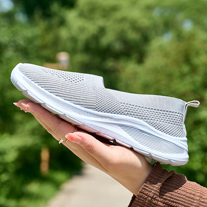 Dames Baskets de course slip-on confortables et respirantes Lune London