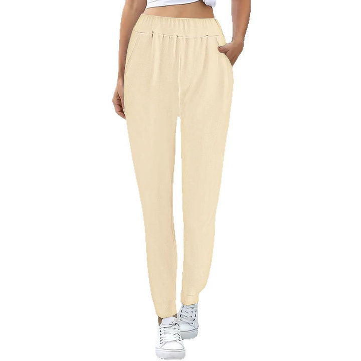 Women's leisure relaxed fit jogger pants with pockets Lune London