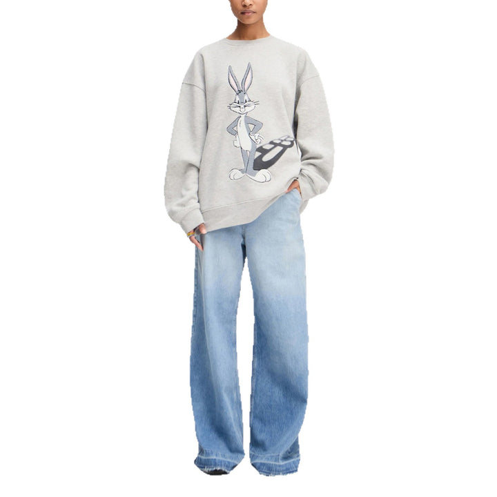 Women's sweatshirt with a relaxed fit and a fun Bugs Bunny design Lune London