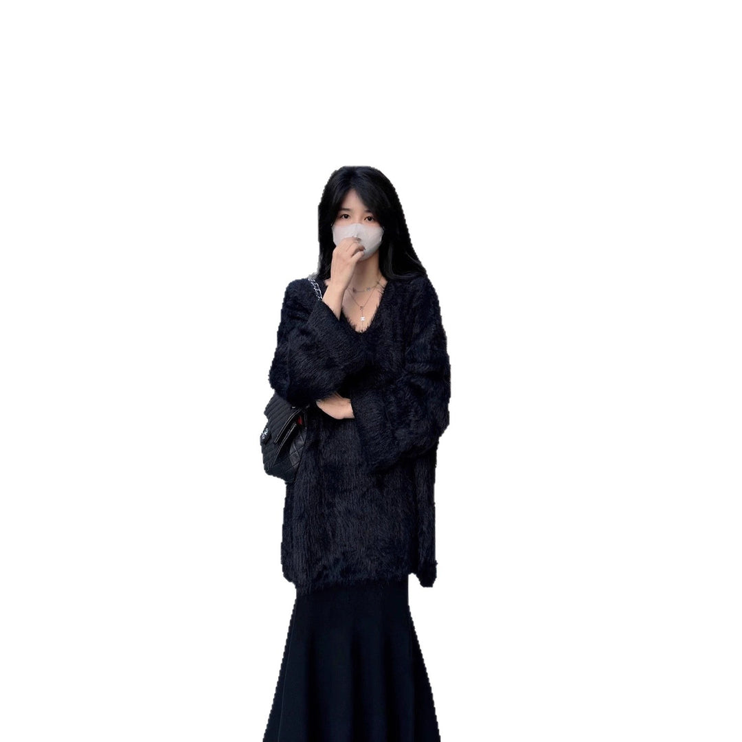 Cardigan Chic & Stil pour femmes en peluche et à la mode