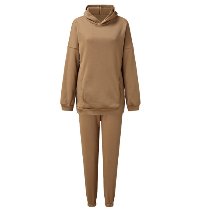 Comfortable fleece leisure set for women with high collar Lune London