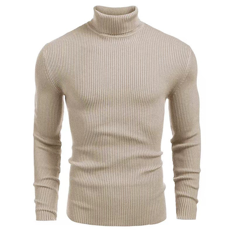 Women’s turtleneck sweater with an elegant ribbed structure Lune London
