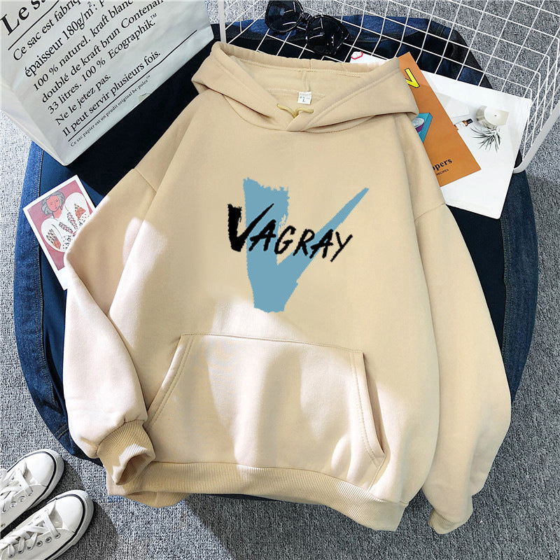 Women's hooded sweatshirt with modern logo print Chic & Stil