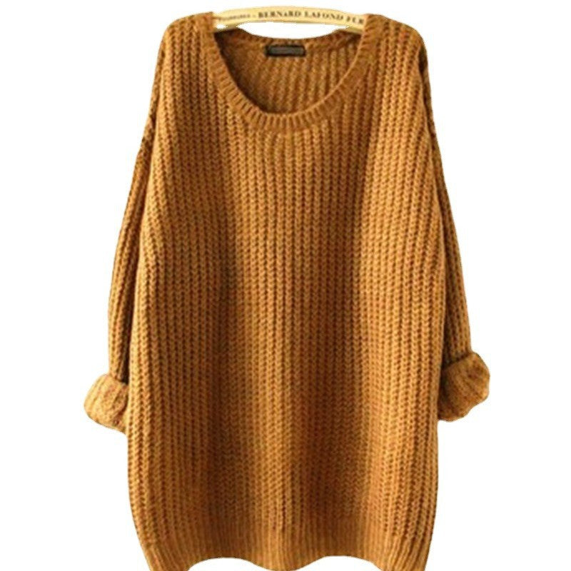 Thick knit sweater for women with oversized cut and airy structure Lune London