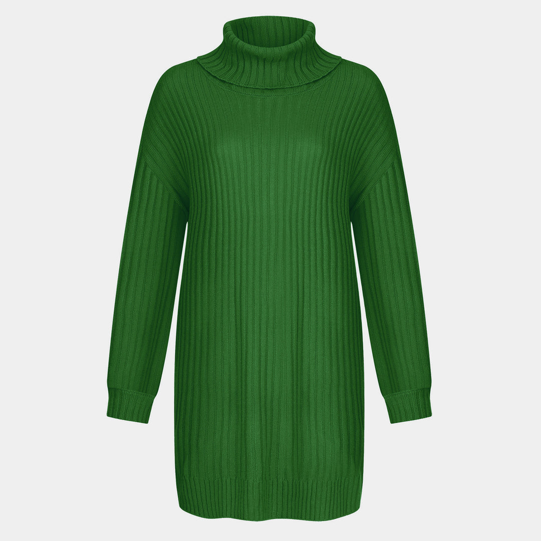 Chunky knit turtleneck sweater for women, relaxed fit Lune London