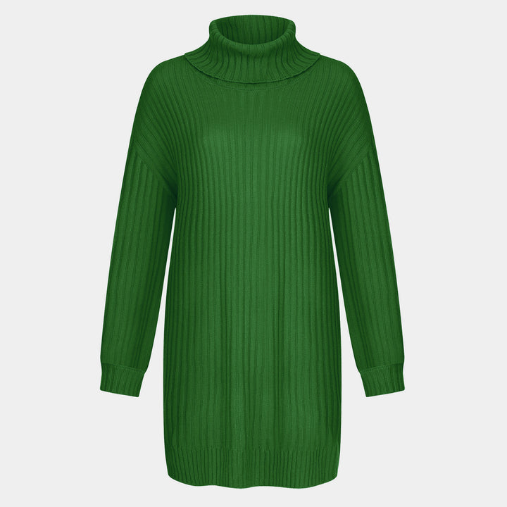 Chunky knit turtleneck sweater for women, relaxed fit Lune London