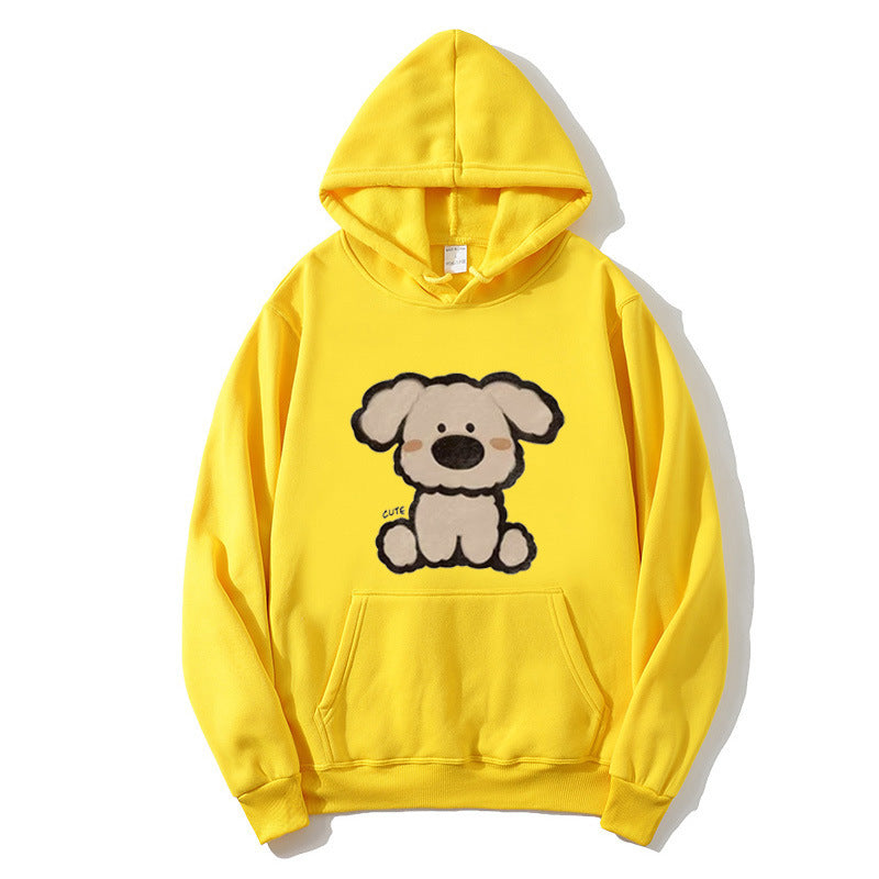 Women’s hooded sweatshirt with cute dog design Chic & Stil