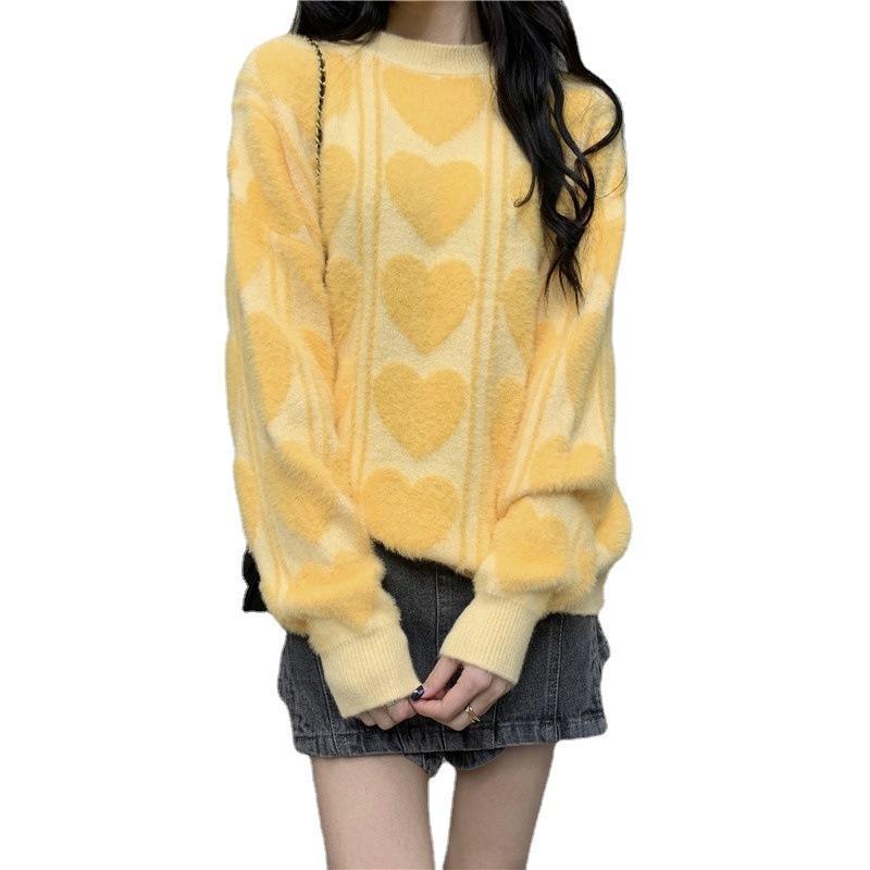 Women's cozy wool sweater with a varied pattern and a casual fit Lune London