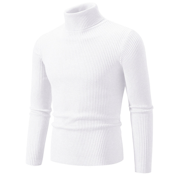 Elegant turtleneck sweater for men in durable knit material Lune London