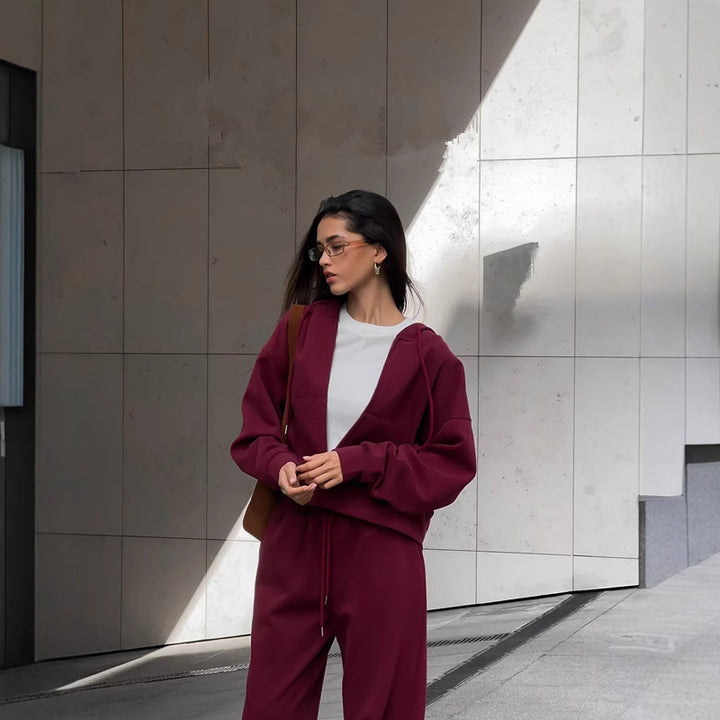 Ladies Chic and Stylish Hoodie Jacket
