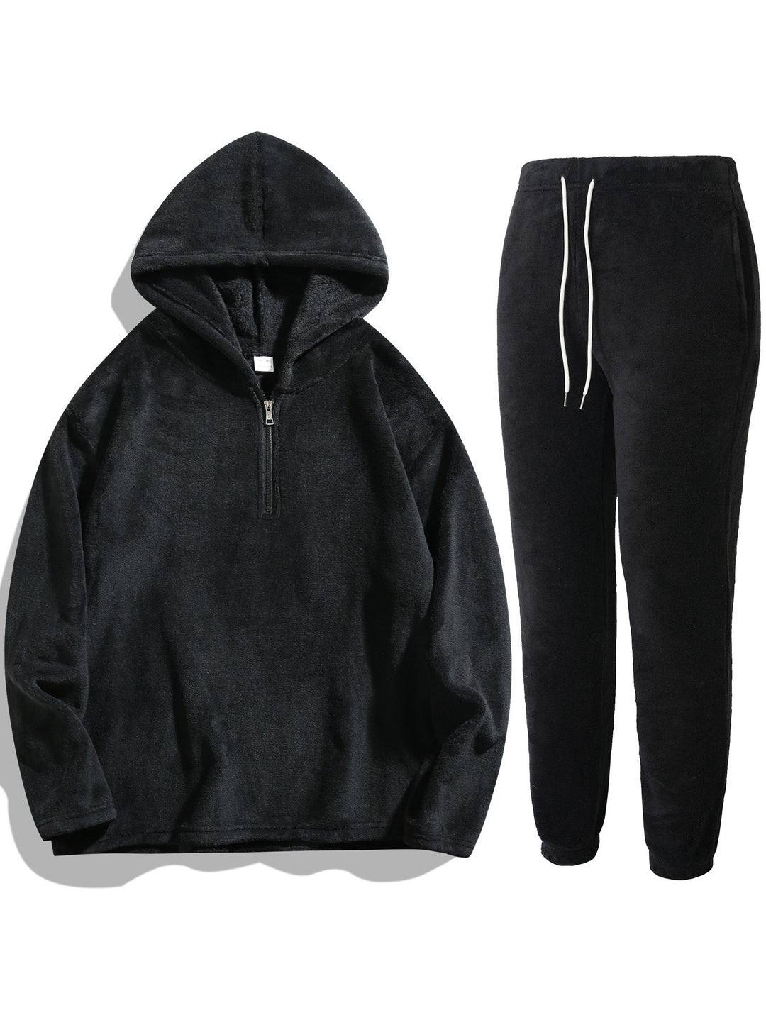 Soft fleece hooded sweatshirt and jogging pants set for women Lune London